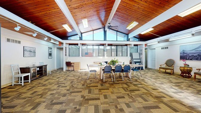 Dining room, Interior, Wooden Ceilings