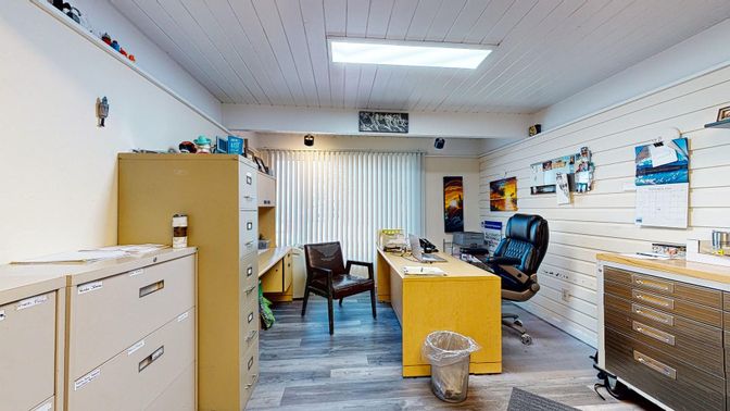 Home Office, Interior, Wood Texture Flooring