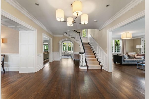 Interior, Pendant Lights, Wood Texture Flooring