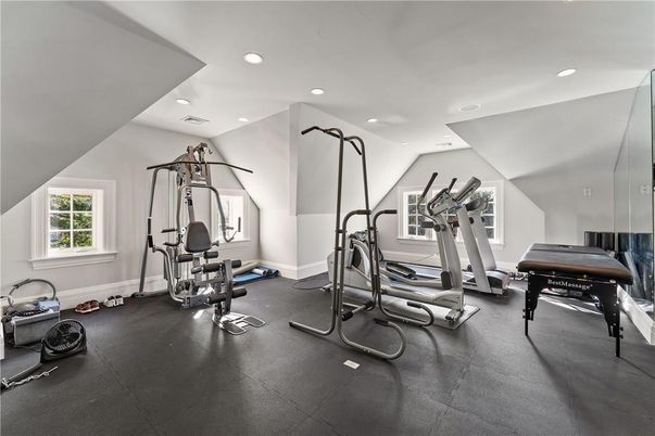 Fitness Equipment, Interior, Recessed Lighting
