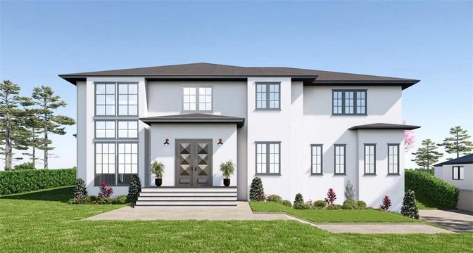 Exterior, Facade, French Provincial