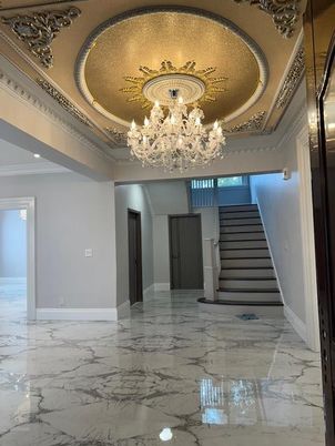 Chandelier, Interior, Marble