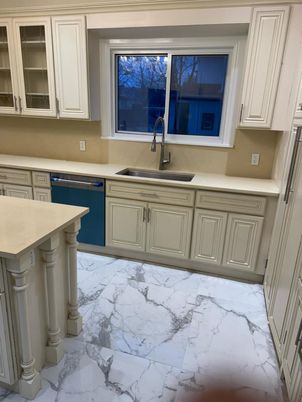 Interior, Kitchen, Marble