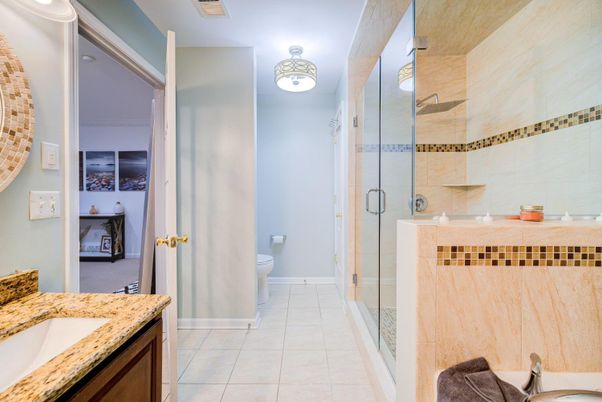 Bathroom, Glass Shower, Interior