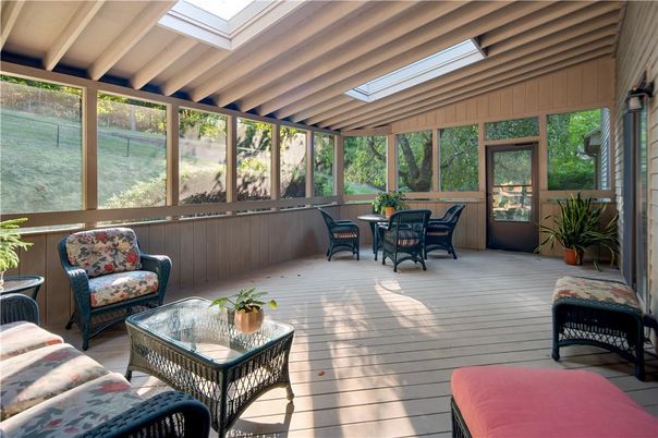 Dining room, Interior, Sun Room, Wood Texture Flooring