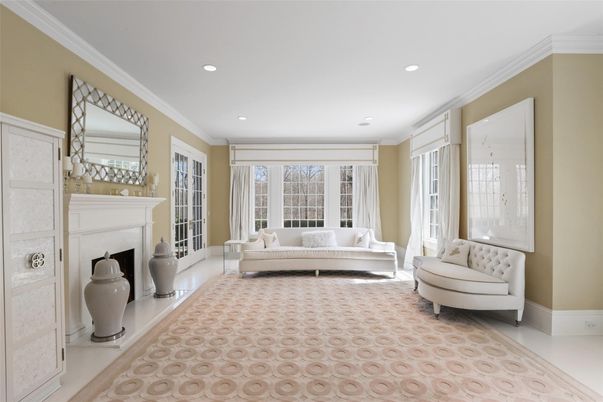 Fireplace, Interior, Living room, Recessed Lighting