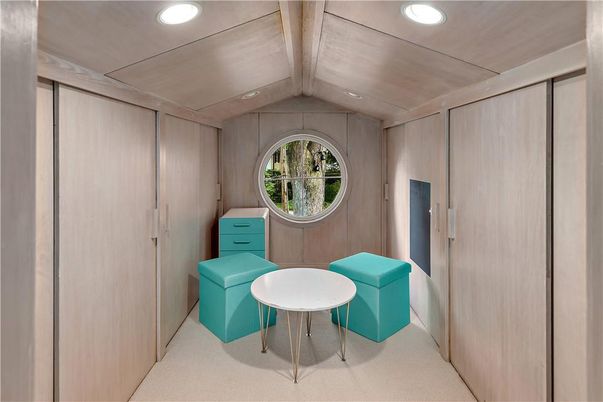 Interior, Recessed Lighting, Wooden Walls