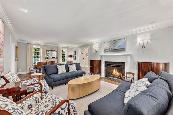 Fireplace, Interior, Living room, Recessed Lighting