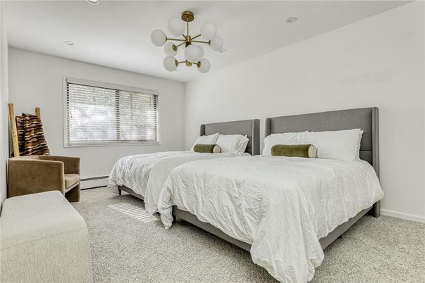 Bedroom, Interior, Pendant Lights, Recessed Lighting