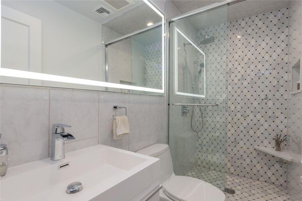 Bathroom, Glass Shower, Interior