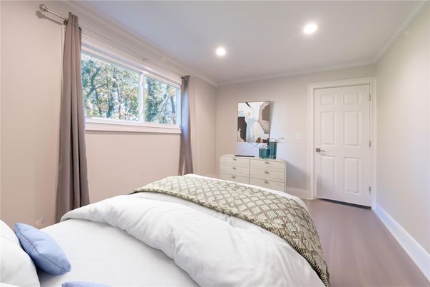 Bedroom, Interior, Recessed Lighting