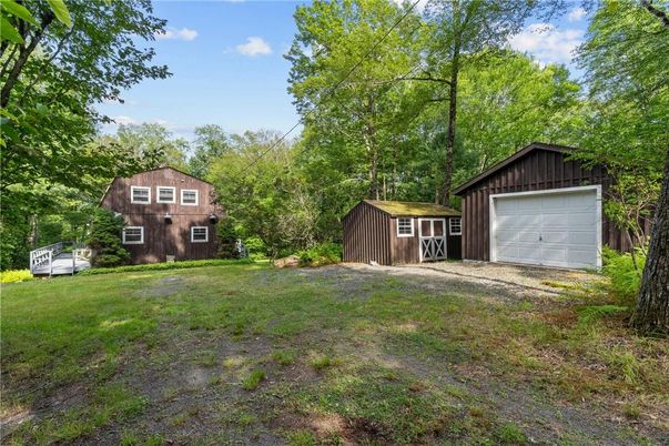 Backyard, Detached Garage, Exterior