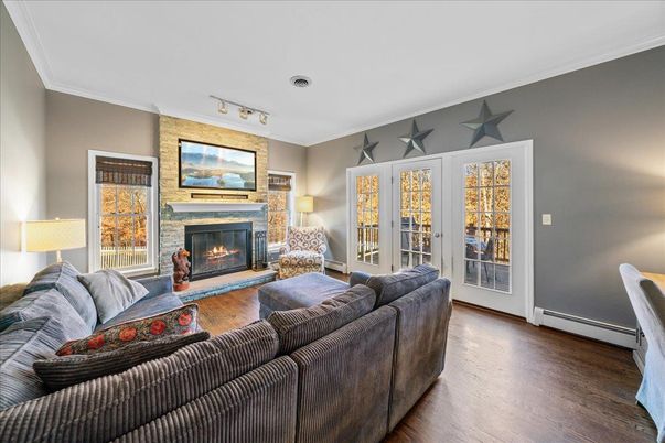Fireplace, Interior, Living room, Wood Texture Flooring