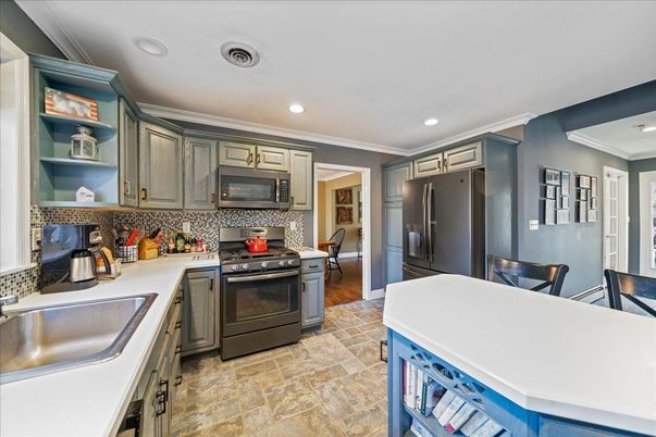 Interior, Kitchen, Recessed Lighting, Stainless Steel Appliances