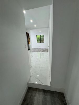 Interior, Marble, Recessed Lighting, Wood Texture Flooring