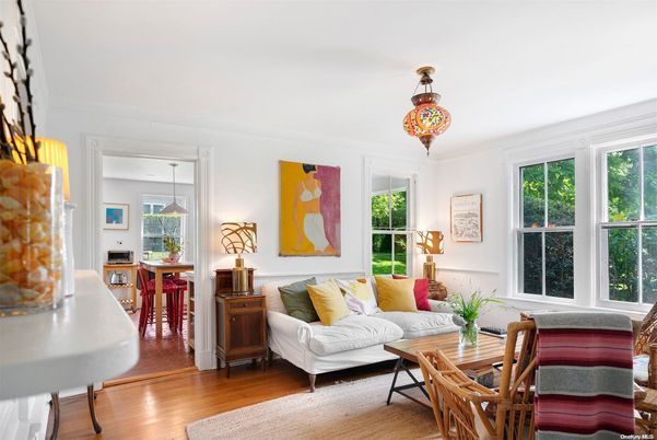 Dining room, Interior, Living room, Pendant Lights, Wood Texture Flooring
