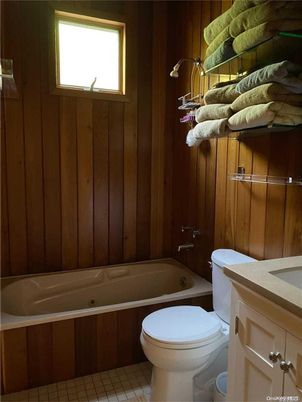 Bathroom, Interior, Wooden Walls