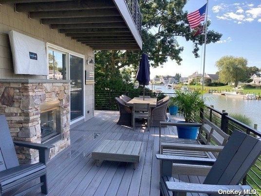 Exterior, Fireplace, Lake, Water