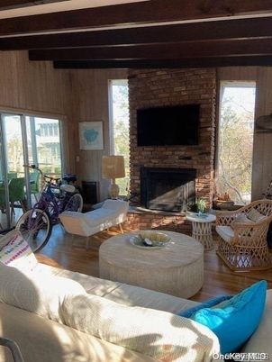 Fireplace, Interior, Living room, Stone Walls, Wooden Beams, Wooden Ceilings, Wood Texture Flooring, Wooden Walls