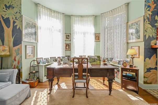 Home Office, Interior, Wood Texture Flooring