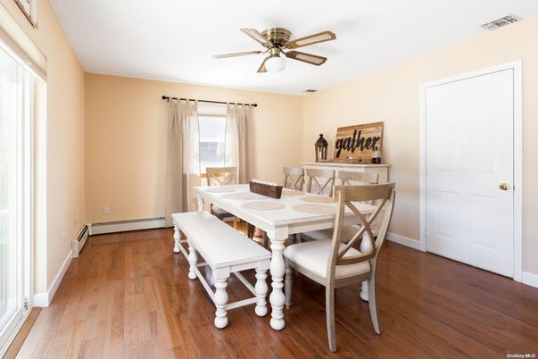 Dining room, Interior, Wood Texture Flooring