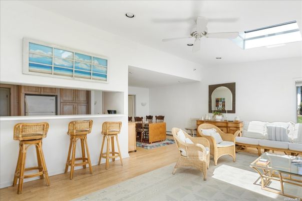 Interior, Kitchen, Living room, Recessed Lighting, Wood Texture Flooring