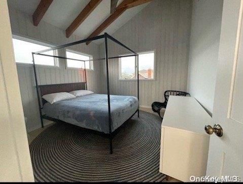 Bedroom, Interior, Wooden Beams