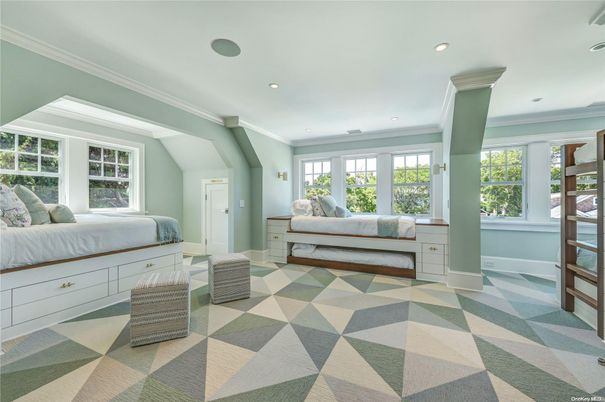 Bedroom, Interior, Recessed Lighting