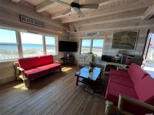 Interior, Living room, Water, Wooden Beams, Wooden Ceilings, Wood Texture Flooring, Wooden Walls