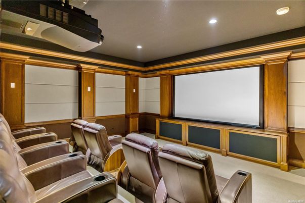 Home Theatre Room, Interior, Projection Screen, Recessed Lighting, Theatre Room