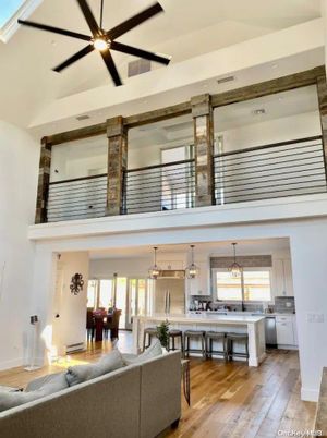 Dining room, Interior, Kitchen, Pendant Lights, Wood Texture Flooring