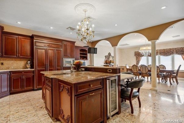 Chandelier, Dining room, Interior, Kitchen, Recessed Lighting