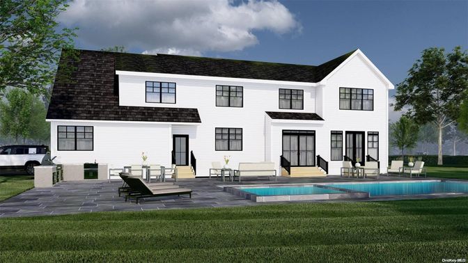 Exterior, Facade, Pool, Farmhouse