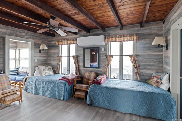 Bedroom, Interior, Wooden Beams, Wooden Ceilings, Wood Texture Flooring, Wooden Walls