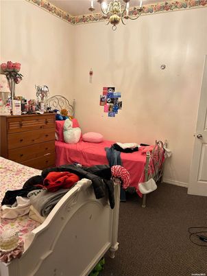 Bedroom, Chandelier, Interior