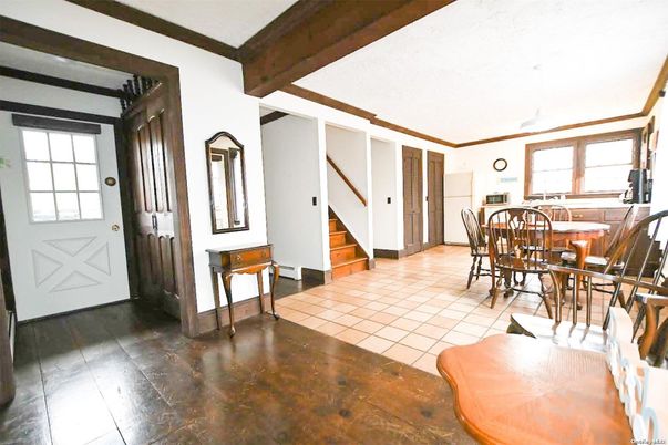 Dining room, Interior, Wooden Beams