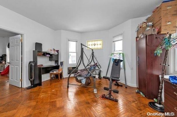 Fitness Equipment, Interior, Wood Texture Flooring