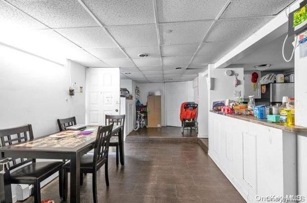 Dining room, Interior, Kitchen, Recessed Lighting