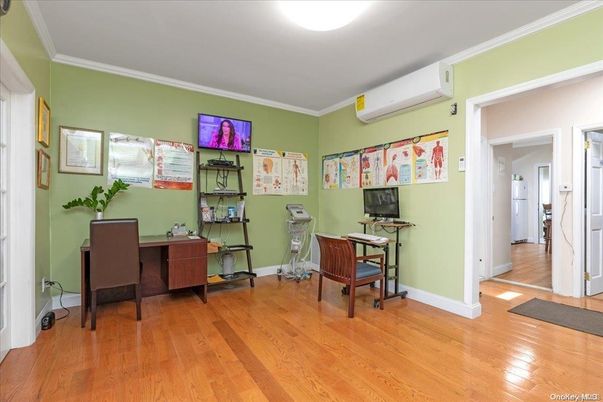 Home Office, Interior, Wood Texture Flooring