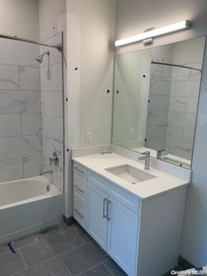 Bathroom, Dual Sink Vanities, Interior, Marble Walls