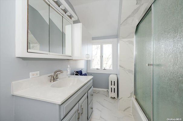 Bathroom, Glass Shower, Interior, Marble, Marble Walls