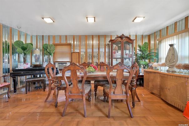 Dining room, Interior, Piano, Wood Texture Flooring