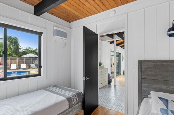Bedroom, Interior, Wooden Beams, Wooden Ceilings, Wood Texture Flooring