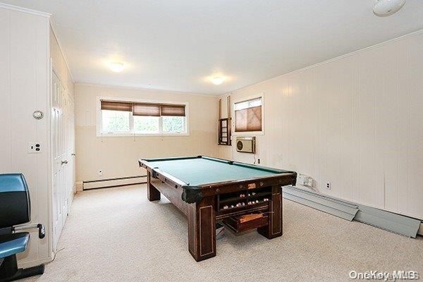 Billiard Table, Game Room, Interior