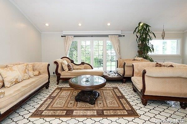 Interior, Living room, Recessed Lighting