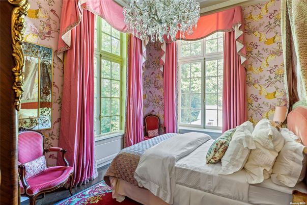 Bedroom, Chandelier, Interior