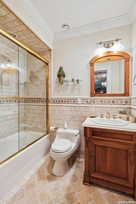 Bathroom, Glass Shower, Interior, Tile Countertops