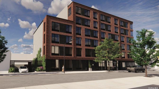 Exterior, Facade, Brick Facade, Condo Building