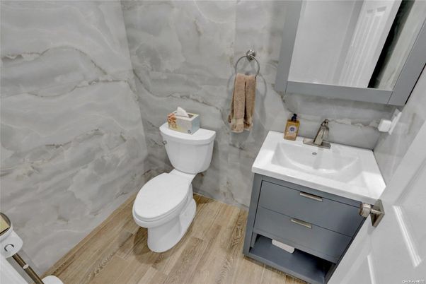 Bathroom, Interior, Wood Texture Flooring