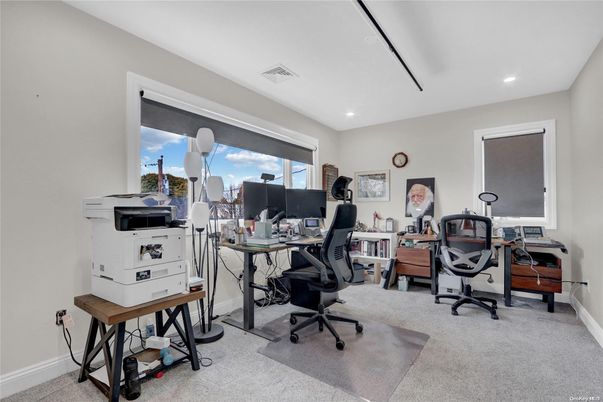 Home Office, Interior, Recessed Lighting